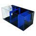 Front View of the Bashsea Bio Fuge Rimless Sump 36-18-16 in blue