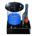Side view of the Bashsea Bio Reactor 8-18 biological filter in blue