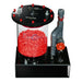 Side view of the Bashsea Bio Reactor 8-18 biological filter in red