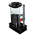 Side view of the Bashsea Bio Reactor 8-24 biological filter in white and black