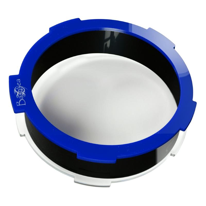 Top view of the Bashsea I Sea 8 Coral Viewer in blue