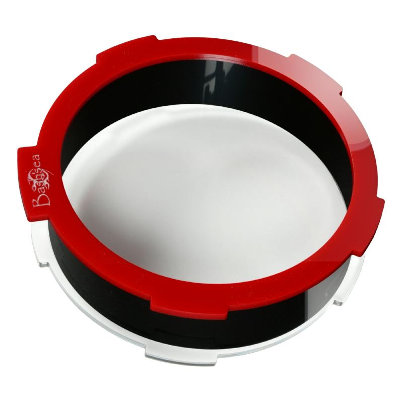 Top view of the Bashsea I Sea 8 Coral Viewer in red