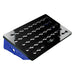 Side angle view of the Bashsea Mad Rack Pro 6-11 coral rack in blue