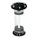 Side view of the Bashsea Media Chamber 4-12 aquarium reactor in white
