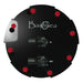 Top view of the Bashsea Media Chamber 6-12 aquarium reactor in red