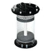 Side view of the Bashsea Media Chamber 6-12 aquarium reactor in white