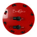 Top view of the Pellet Master PM III aquarium pellet reactor in red