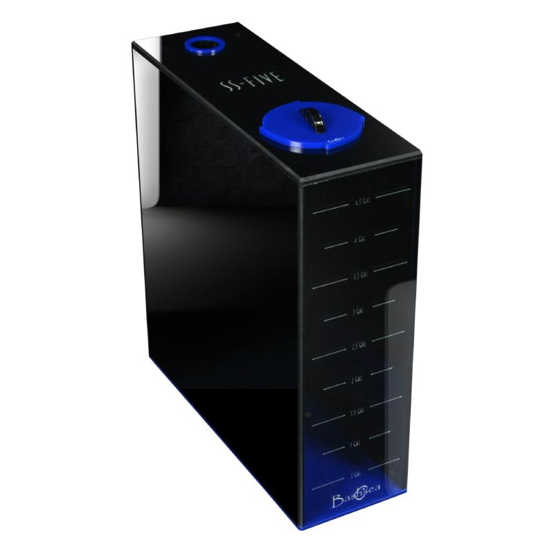 Front View of the Bashsea Signature Series SS-5 Automatic Top Off Reservoir in Blue