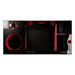 Top View of the Bashsea Signature Series SS-30 Aquarium Sump in Red