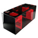 Front View of the Bashsea Signature Series SS-36 Aquarium Sump in Red