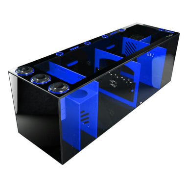 Front View of the Bashsea Signature Series SS-48 Aquarium Sump in Blue