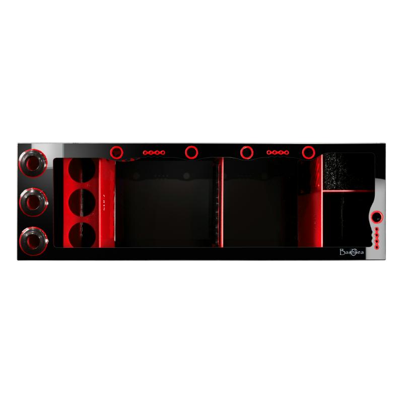 Top View of the Bashsea Signature Series SS-48 Aquarium Sump in Red