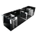Front View of the Bashsea Signature Series SS-60 Aquarium Sump in White
