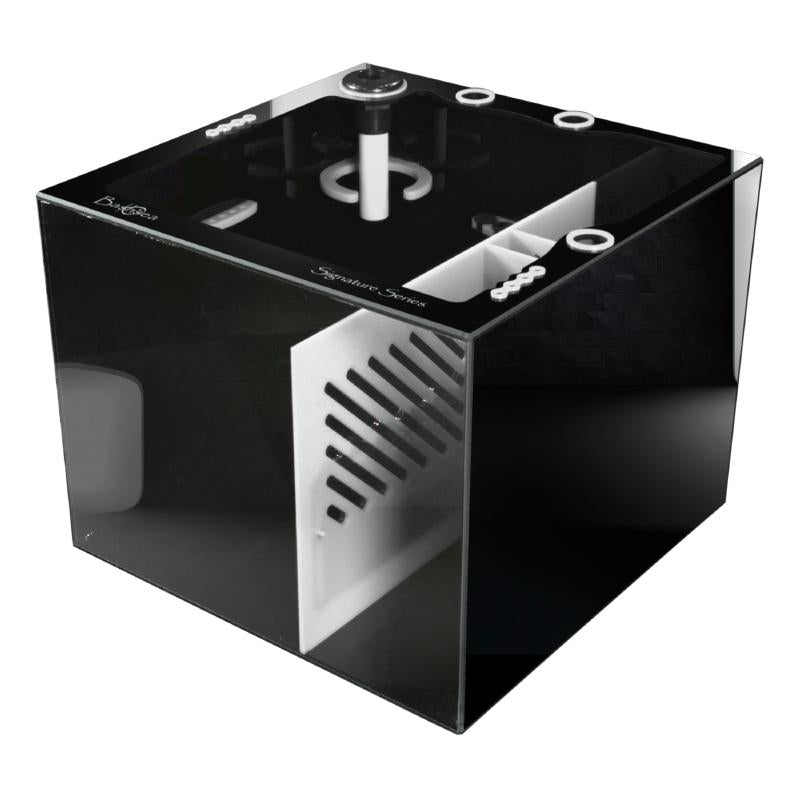 Front View of the Bashsea Signature Series SS-Cube Aquarium Sump in White