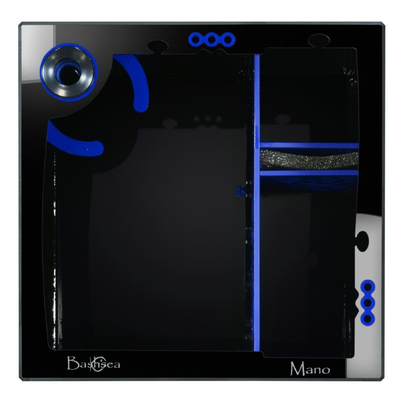 Top View of the Bashsea Signature Series SS-Mano Aquarium Sump in Blue