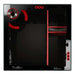 Top View of the Bashsea Signature Series SS-Mano Aquarium Sump in Red