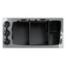 Top View of the Bashsea Smart Series SMS-3015 Aquarium Sump in Black