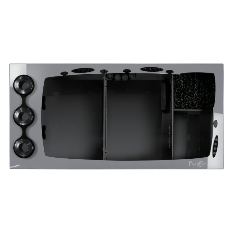 Top View of the Bashsea Smart Series SMS-3015 Aquarium Sump in Black