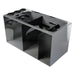 Front View of the Bashsea Smart Series SMS-3015 Aquarium Sump in Black