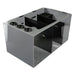 Front View of the Bashsea Smart Series SMS-3018 Aquarium Sump in Black