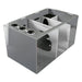 Front View of the Bashsea Smart Series SMS-3018 Aquarium Sump in White