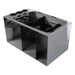 Front View of the Bashsea Smart Series SMS-3018 Aquarium Sump in Black