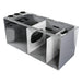 Front View of the Bashsea Smart Series SMS-3615 Aquarium Sump in White