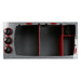 Top View of the Bashsea Smart Series SMS-3618 Aquarium Sump in Red