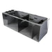Front View of the Bashsea Smart Series SMS-4818 Aquarium Sump in Black