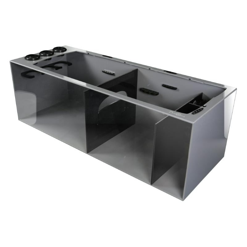 Front View of the Bashsea Smart Series SMS-4818 Aquarium Sump in Black