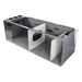 Front View of the Bashsea Smart Series SMS-4818 Aquarium Sump in White