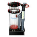 Side view of the Bashsea Twisted Skimmer 8-30 aquarium protein skimmer in red