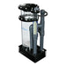Side view of the Bashsea Twisted Skimmer 8-30 aquarium protein skimmer in white