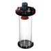 Side view of the Waste Collector 4-12 Protein Skimmer Collection Cup Reservoir in red