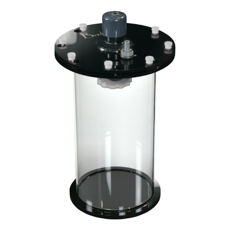 Side view of the Waste Collector 6-12 Protein Skimmer Collection Cup Reservoir in white